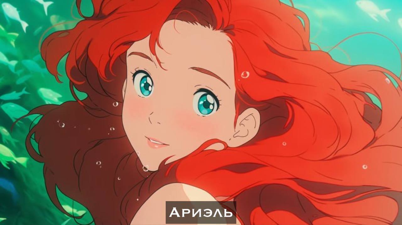 Принцессы Диснея в аниме-фильме Studio Ghibli | Пикабу