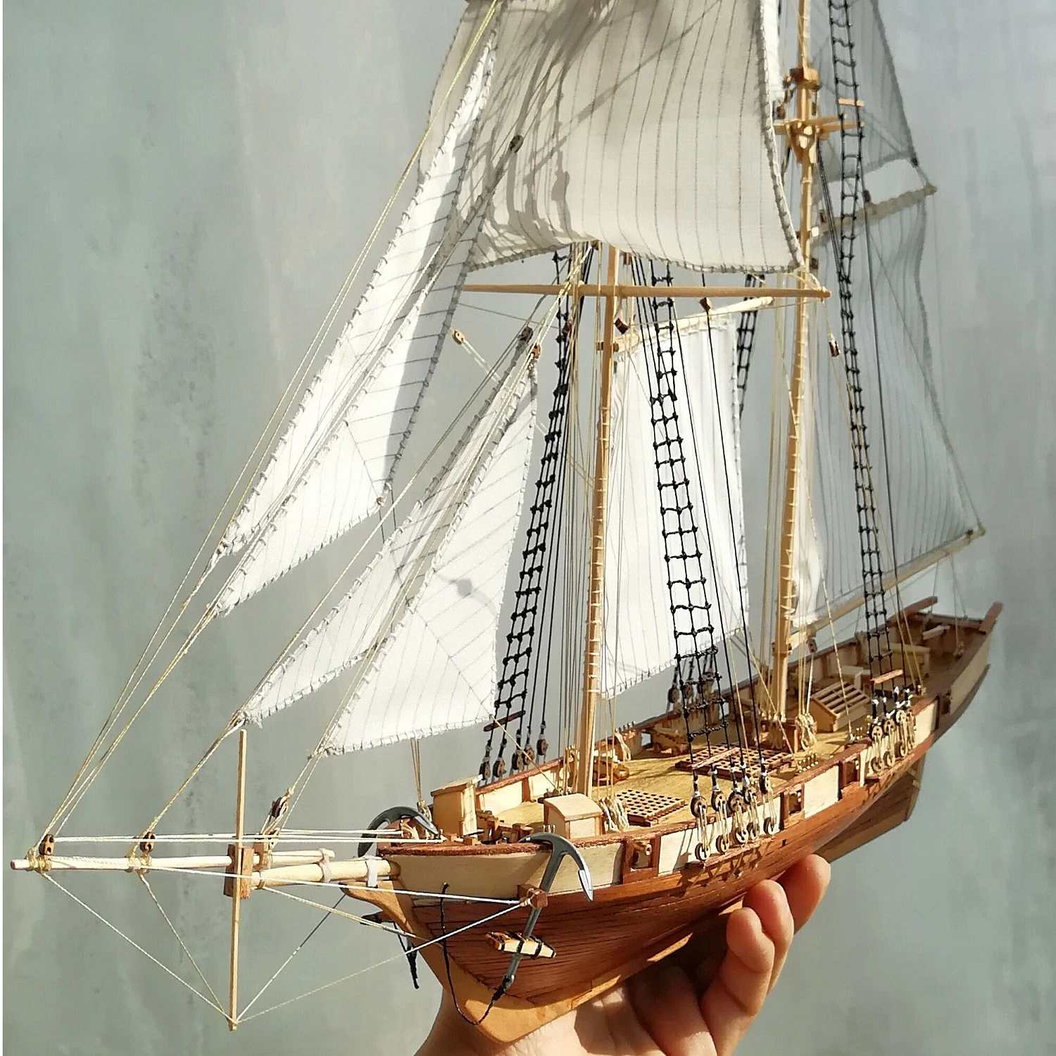 Американская модель парусной лодки 