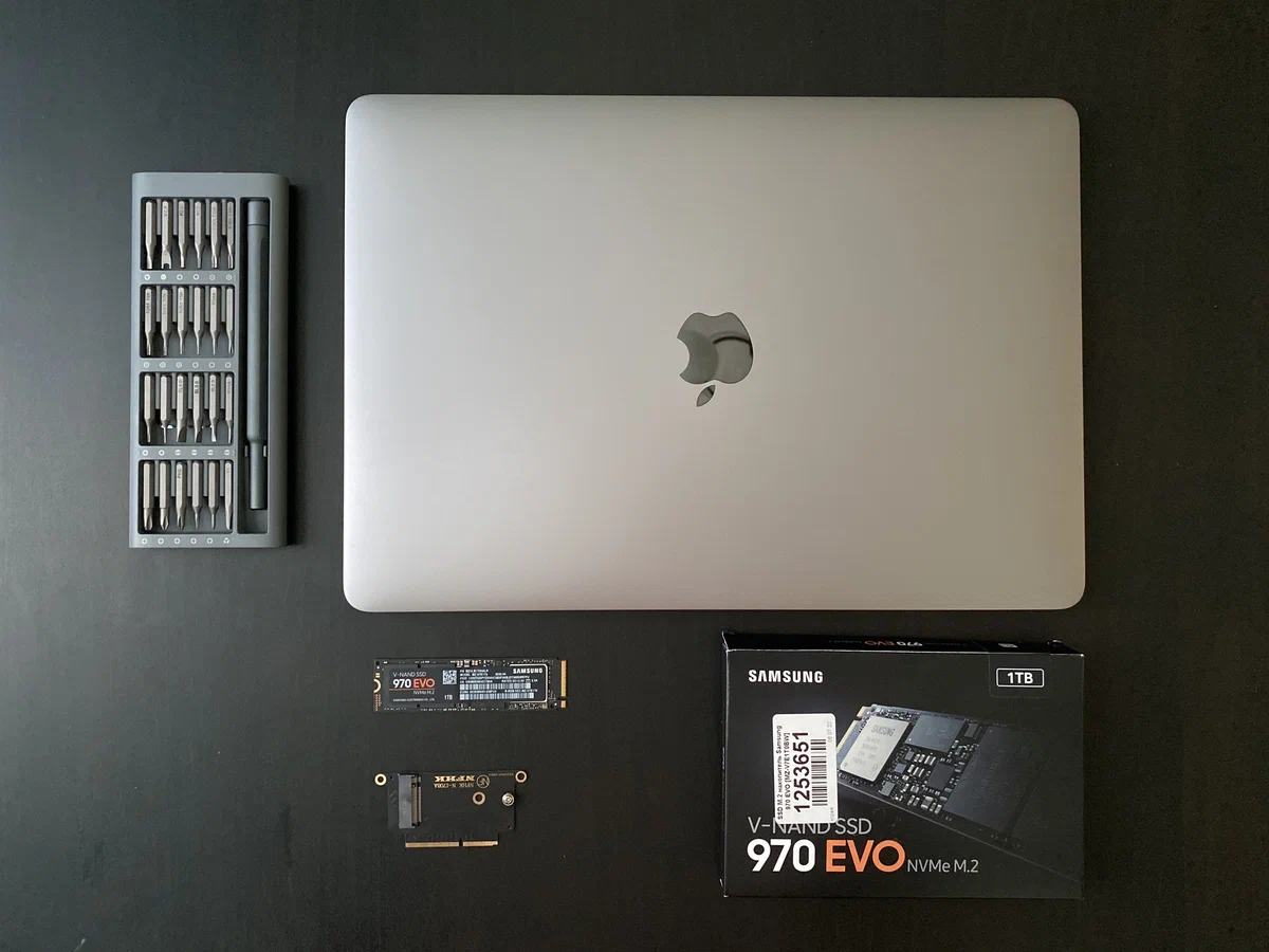 Замена ssd в MacBook Pro 13 2017 (A1708) | Пикабу