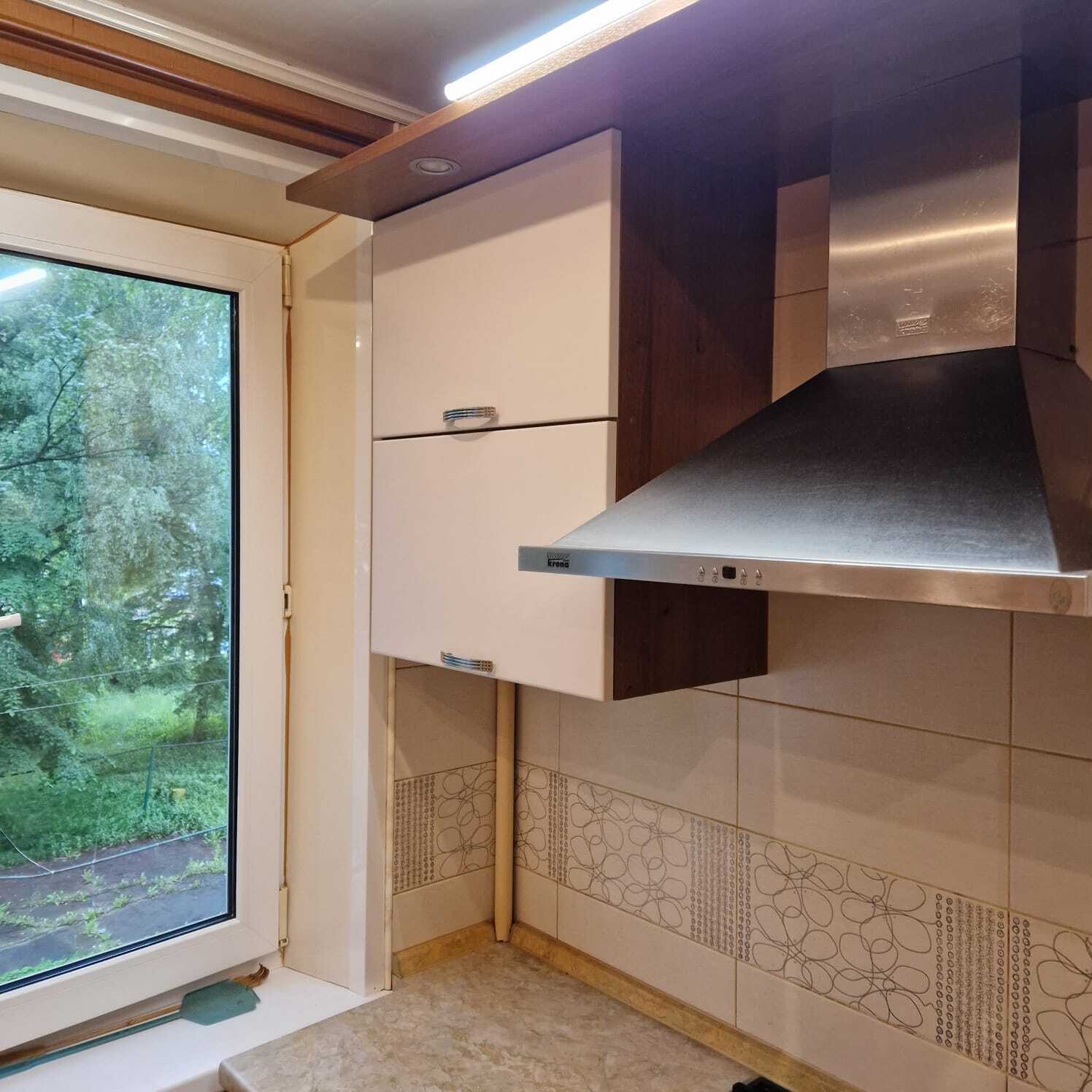 Старая кухня новое обличие: замена кухонных фасадов | Пикабу