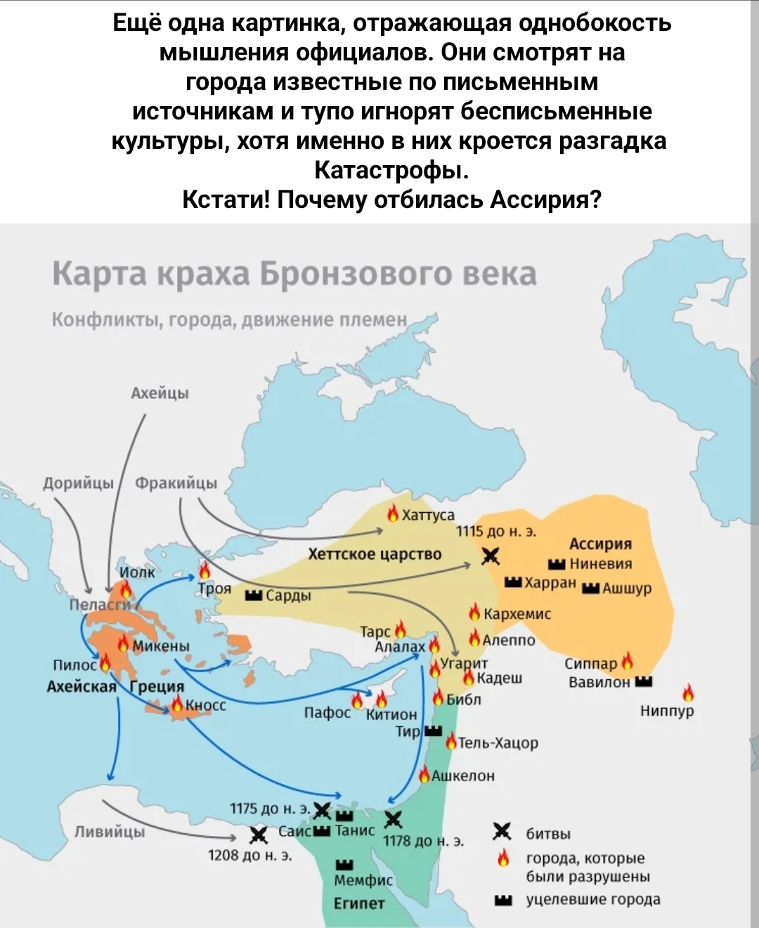 Глава 3 Катастрофа Бронзового века. Падение Великой Империи | Пикабу