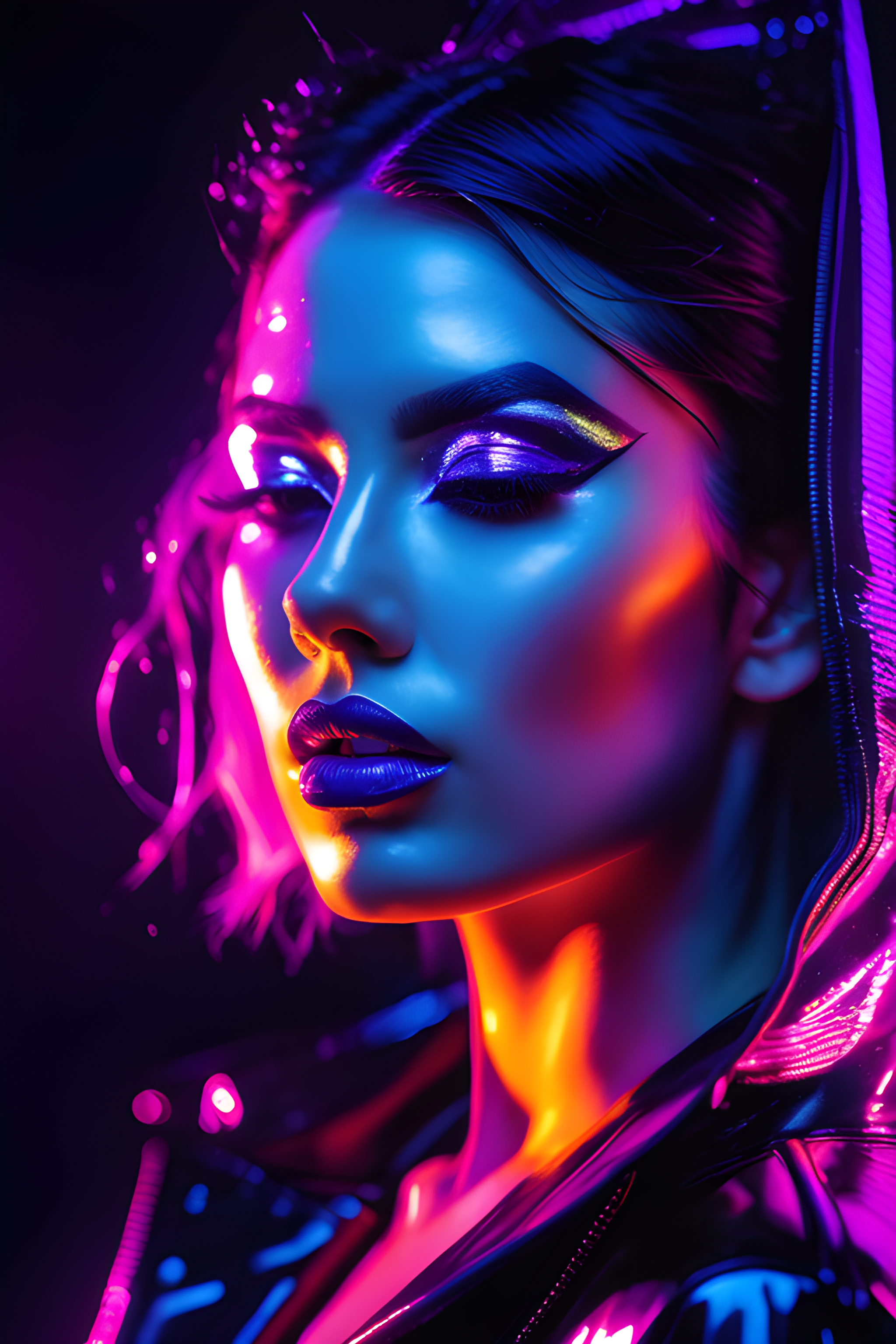 Neon Girl | Пикабу