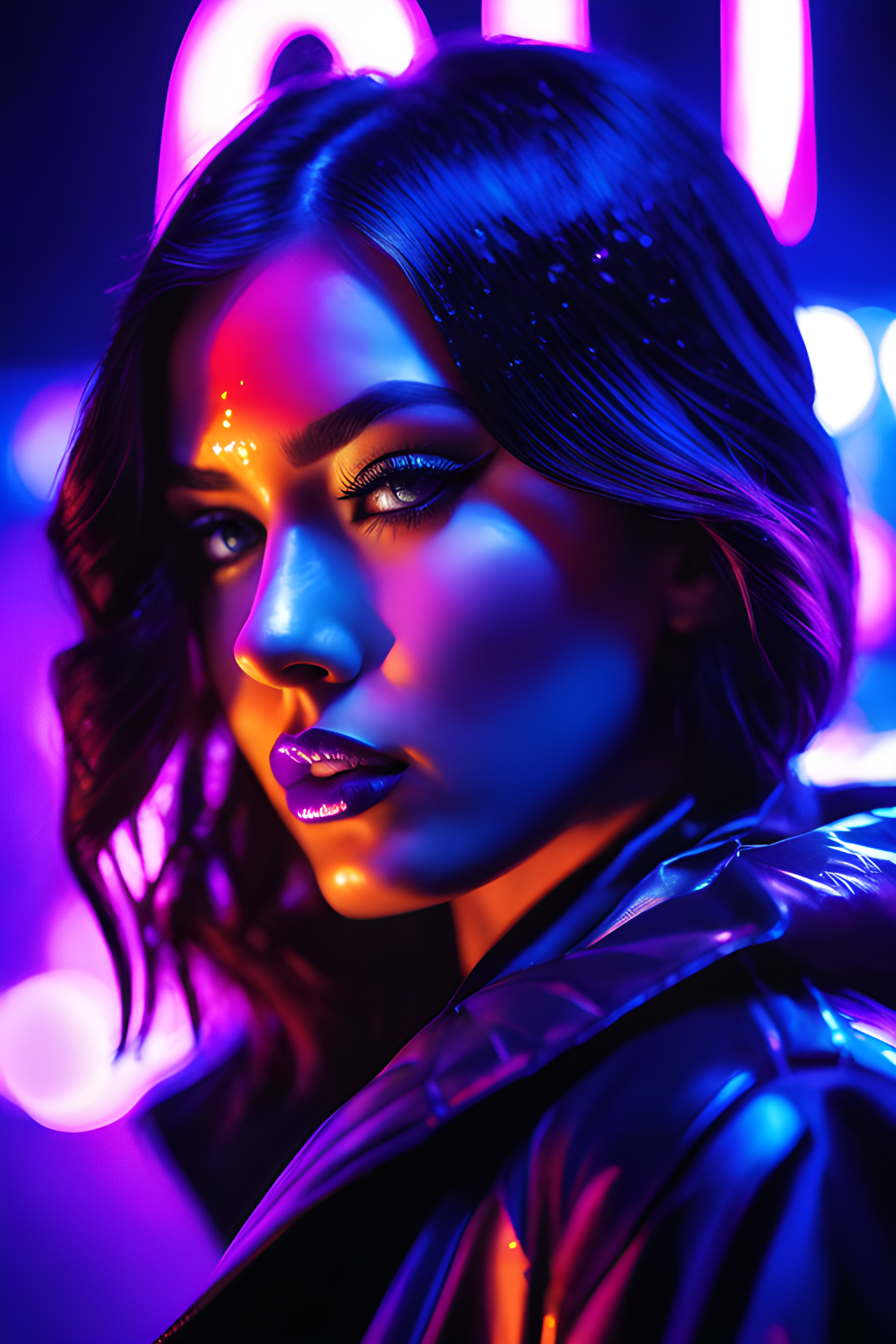 Neon Girl | Пикабу