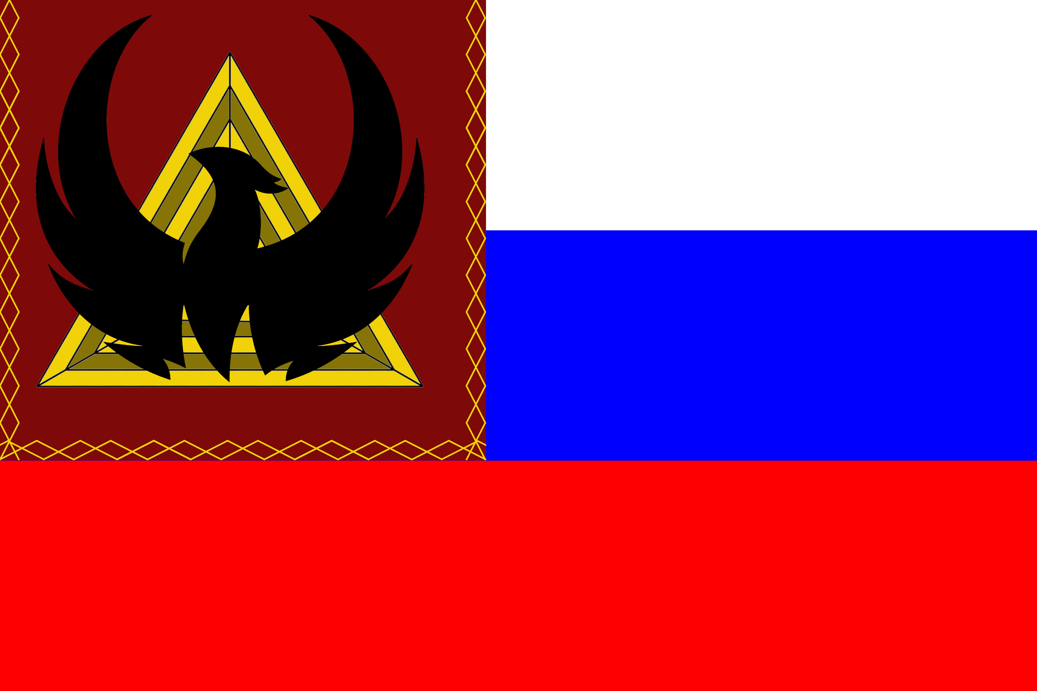 Флаг РФФ (Российской Федерации Феникса) | Пикабу