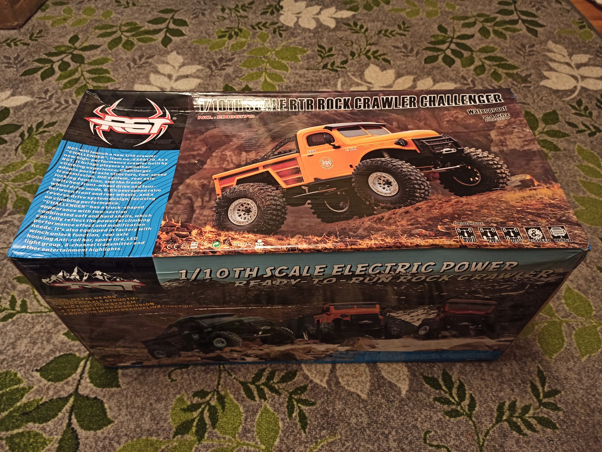 Unboxing RGT 1/10 EX86170 RC 4WD Challenger | Пикабу