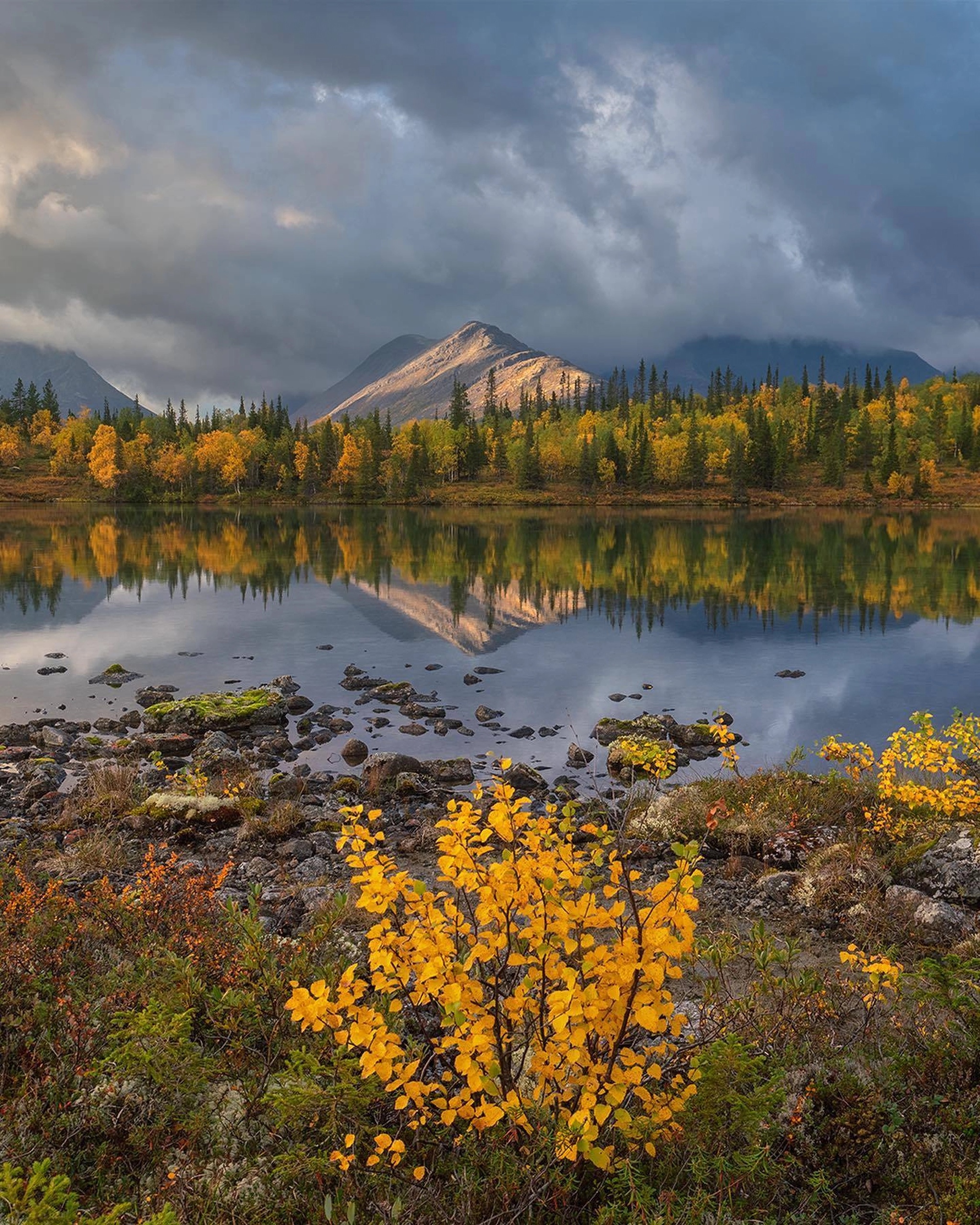 Где в России самая красивая осень? Конечно же в Хибинах! | Пикабу