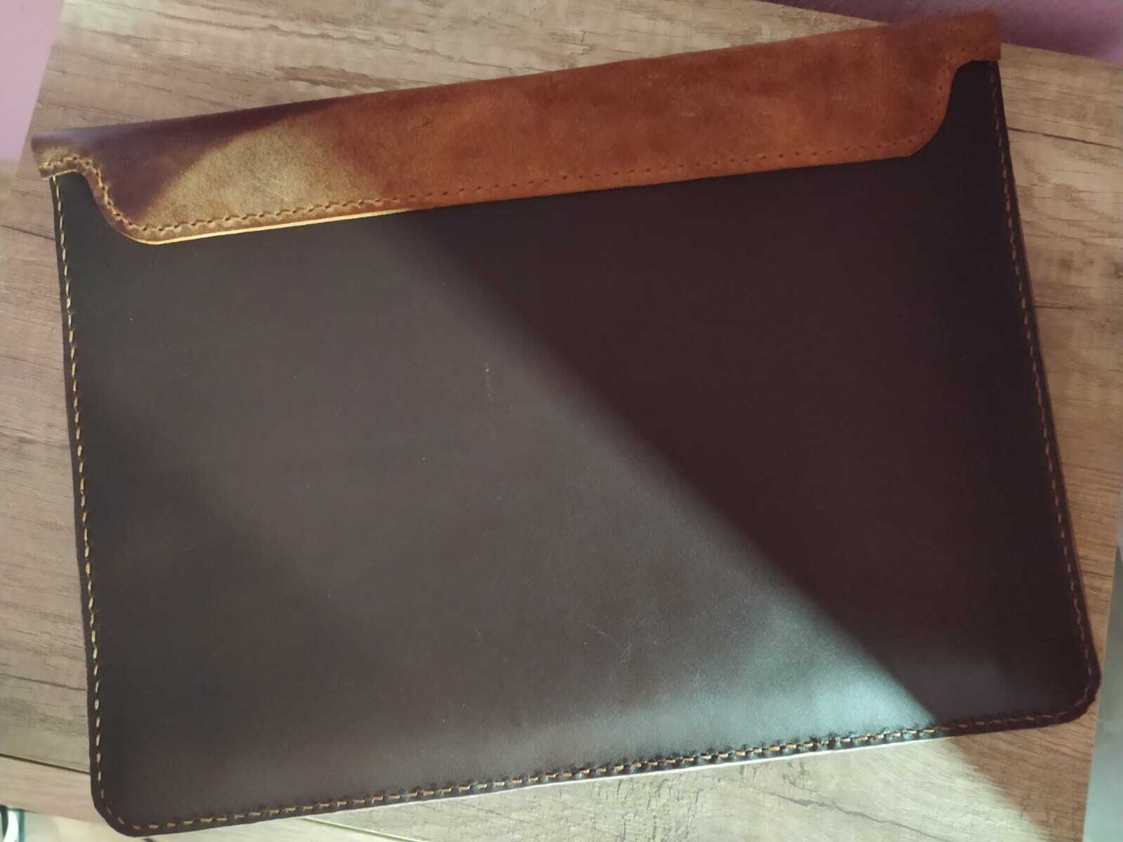 Кожаный чехол для MacBook Air | Пикабу
