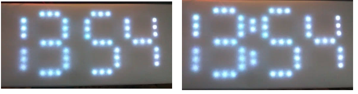 Часы на адресной светодиодной ленте WS2812B (Arduino) | Пикабу