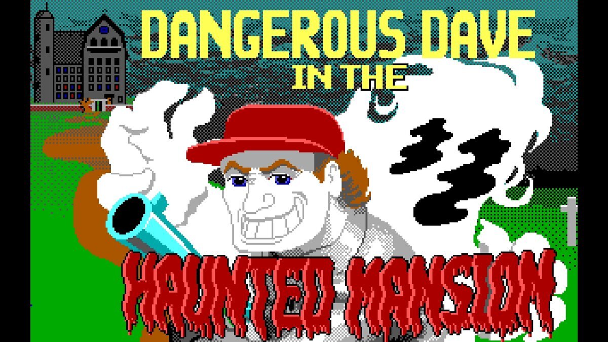 Dangerous Dave in the Haunted Mansion | Пикабу