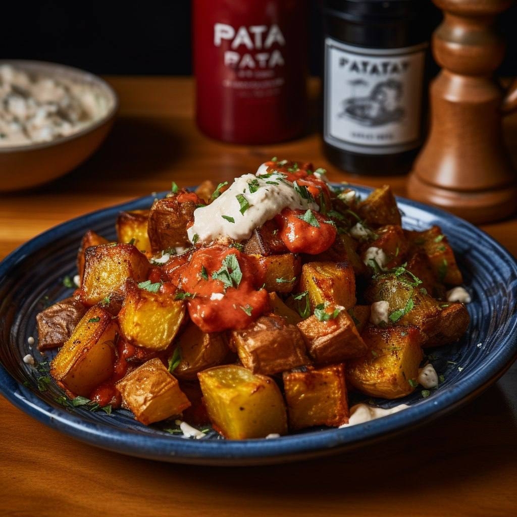 Традиционное испанское блюдо - Patatas Bravas | Пикабу