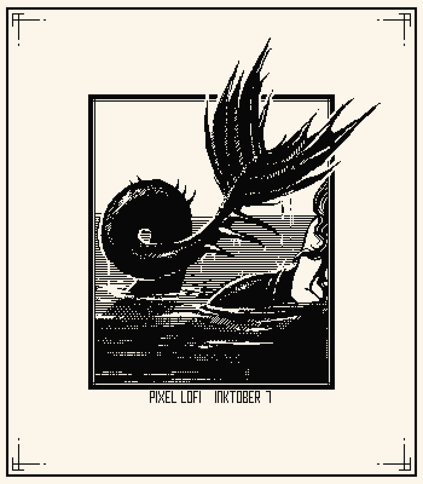 Inktober 2023 + pixelart 7 | Пикабу