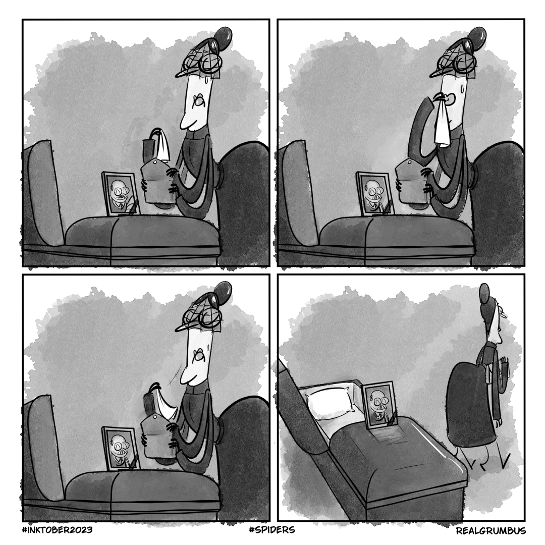 Мой Инктобер 2023 в комиксах | Пикабу