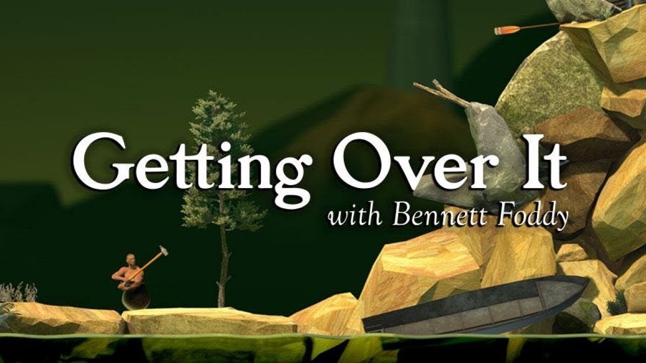 Эта игра тебя закаляет? В чем смысл? Getting over it with Bennet Foddy |  Пикабу