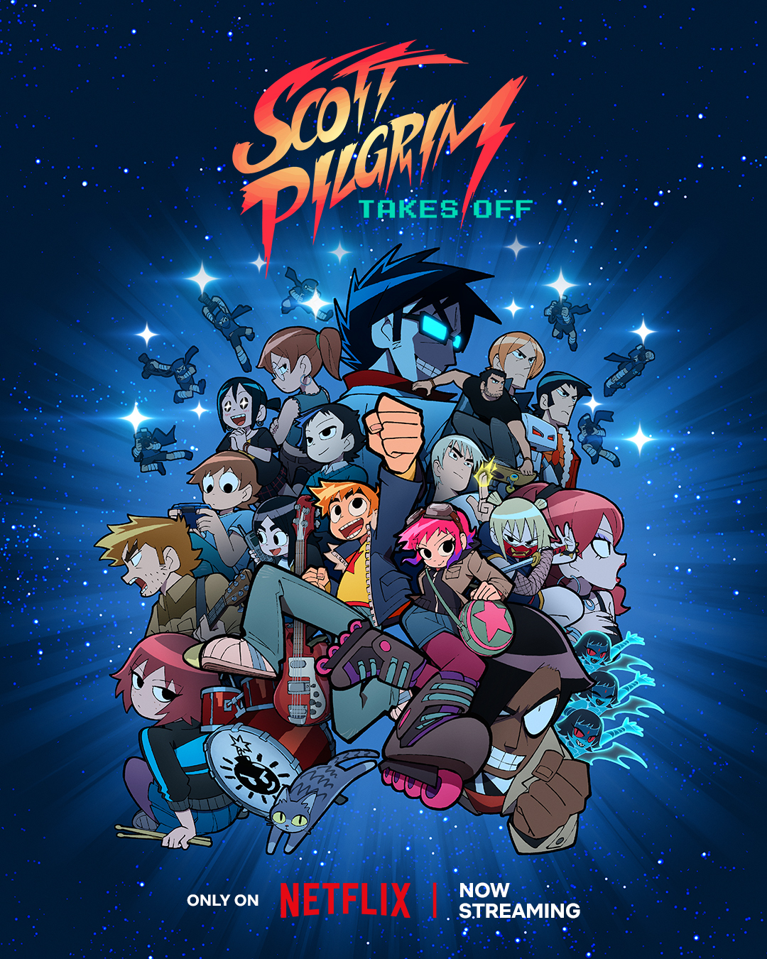 Скот Пилигрим жмёт на газ / Scott Pilgrim Takes Off / 2023 | Пикабу