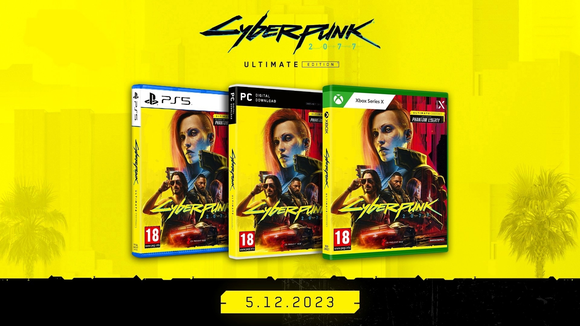 Ultimate-издание Cyberpunk 2077 выйдет 5 декабря 2023 года | Пикабу