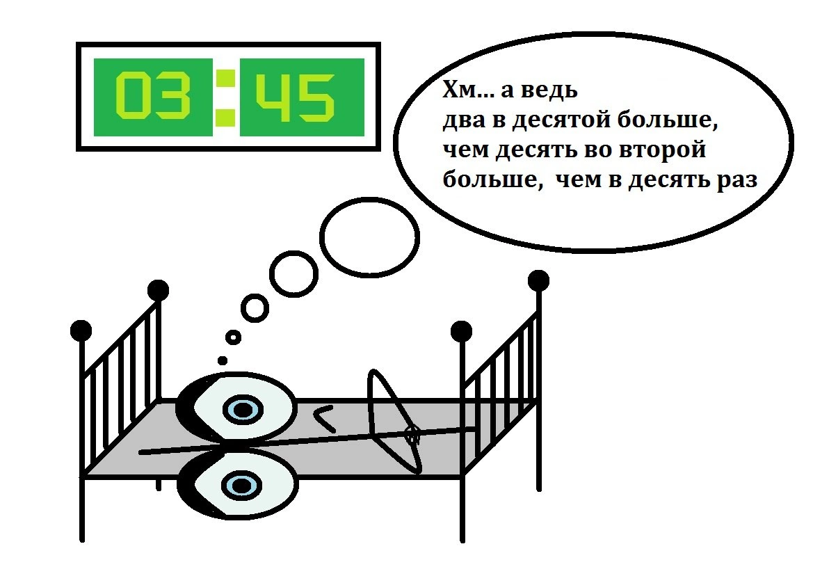 Ответ на пост «Вопрос, который поставит многих в тупик Какое из этих чисел  больше?Мой ТГ: matematikandrei» | Пикабу