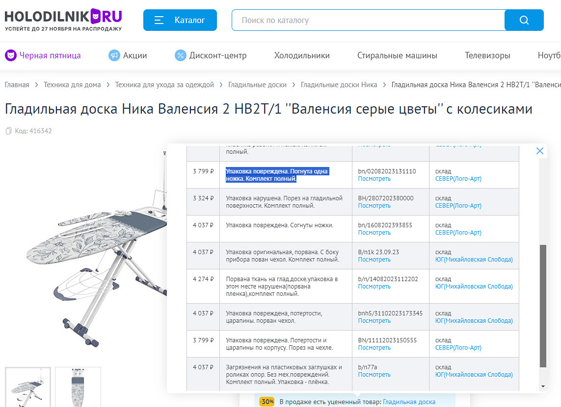 Расследование. Холодильник.ру продает бракованные товары через Мегамаркет  по полной стоимости. Длиннопост | Пикабу