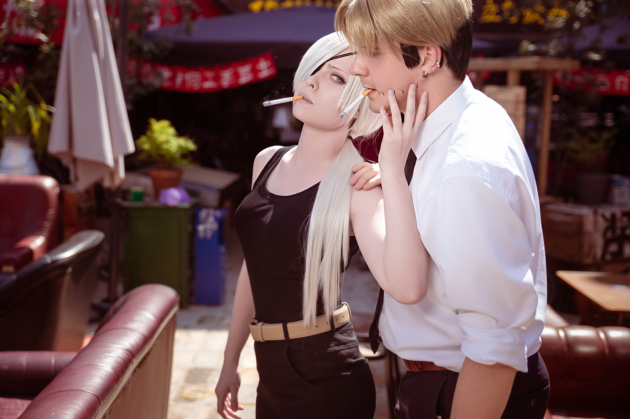 Quanxi and Kishibe cosplay! | Пикабу