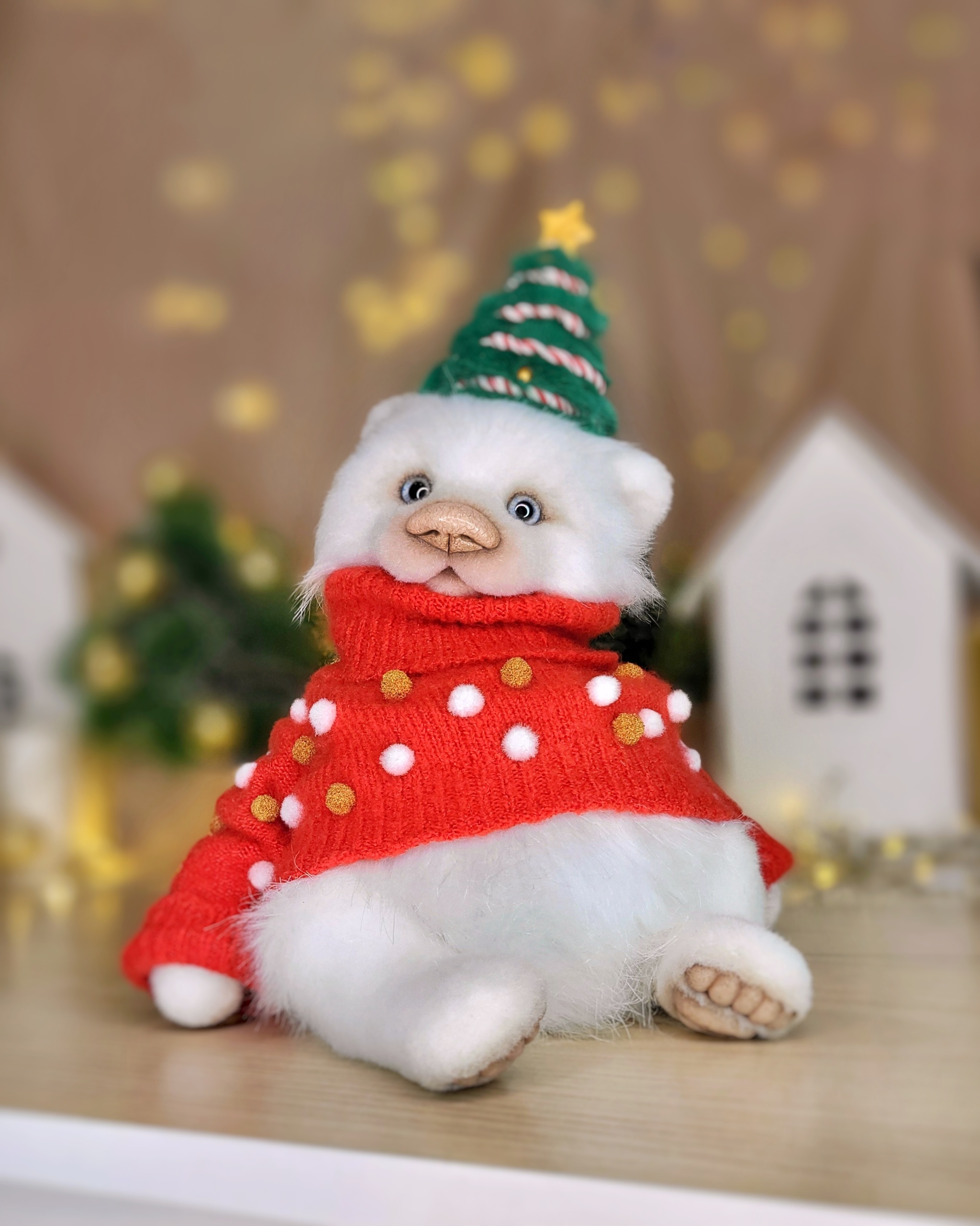 Новогодний медведь | Пикабу