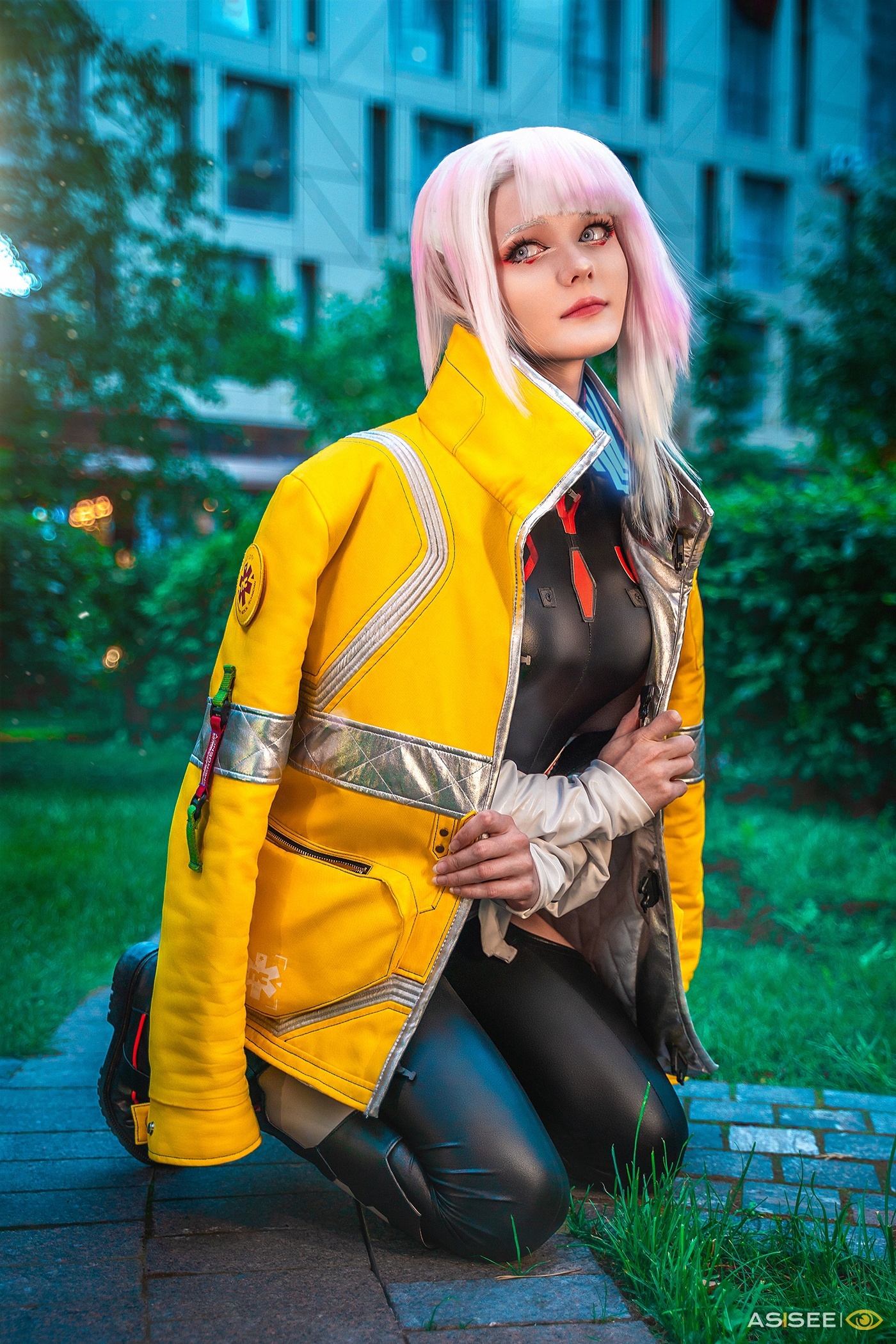 Cosplay Lucy Cyberpunk Edgerunners | Косплей Люси по аниме Киберпанк Бегущие  по краю | Пикабу