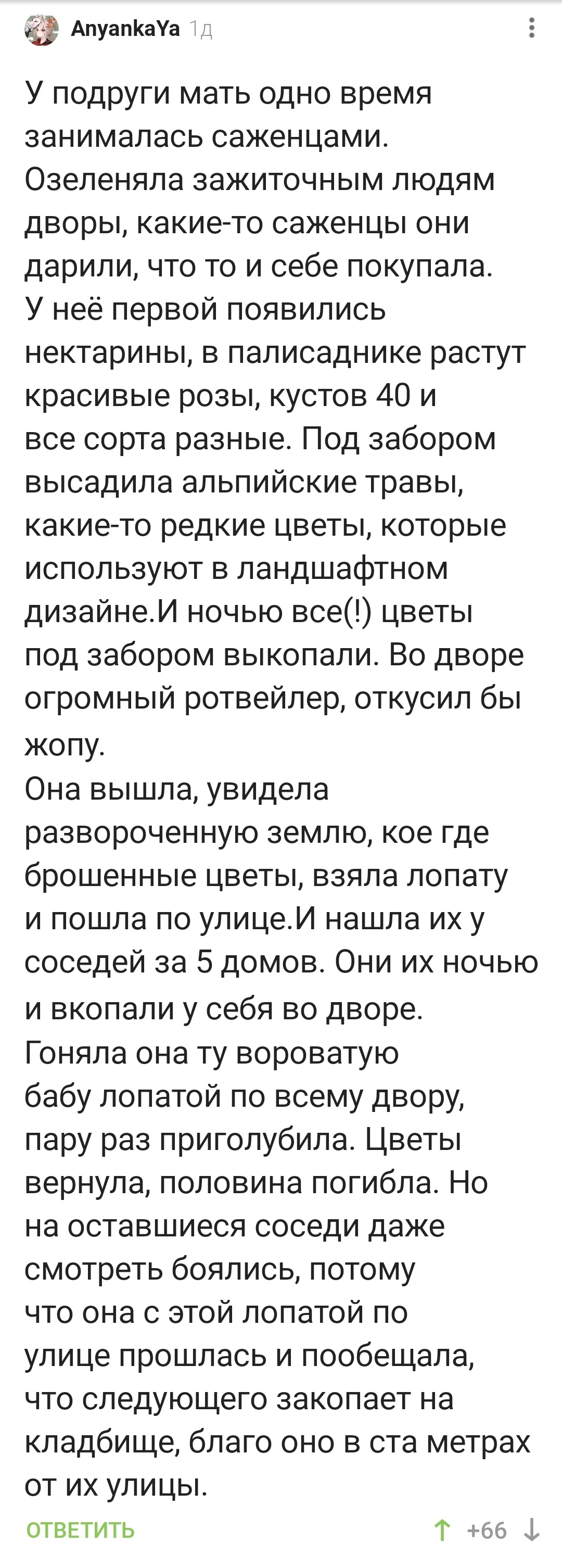 Как правильно разобраться с охреневшей дачной соседкой | Пикабу