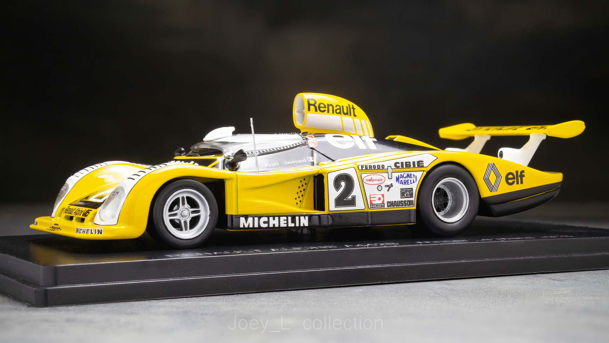 24H145 1/43 HACHETTE Japon 24 Heures Le Mans : Renault Alpine A442A 1978 Ragnott