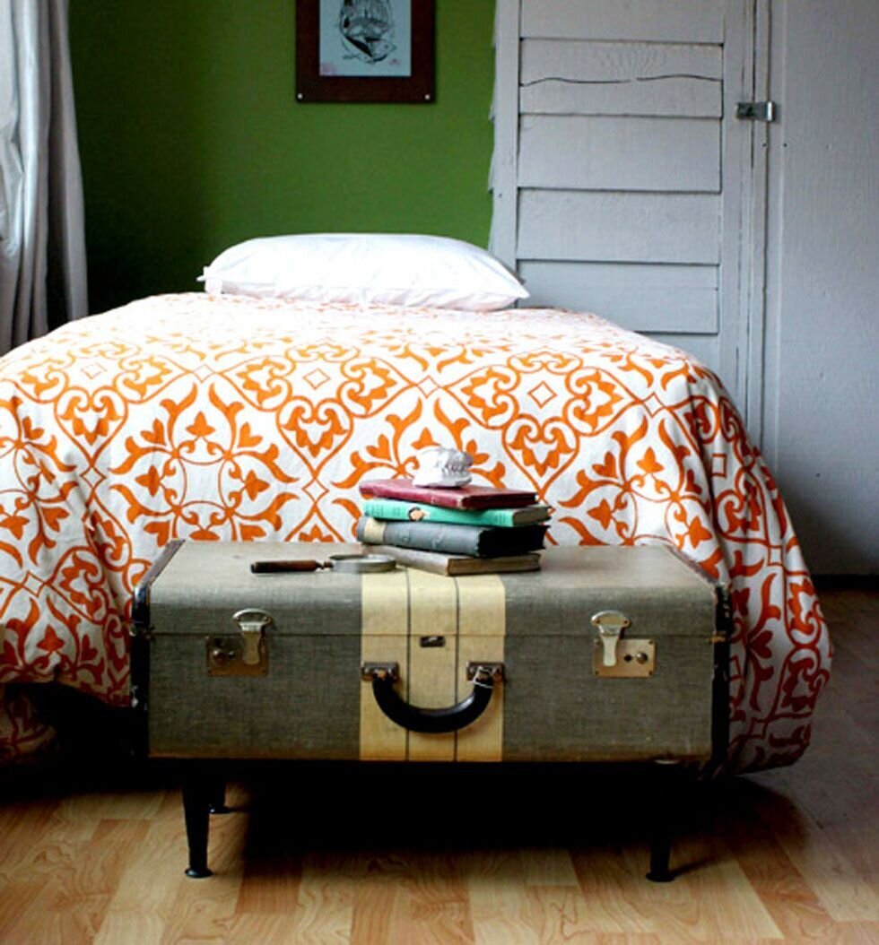 Старые чемоданы в интерьере (70 фото) » НА ДАЧЕ ФОТО