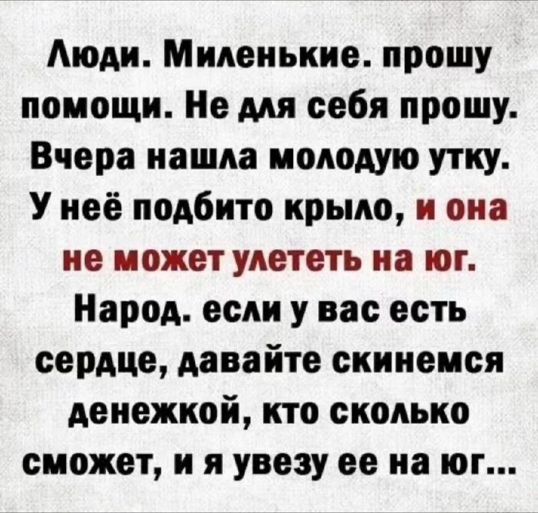 Не для себя прошу | Пикабу