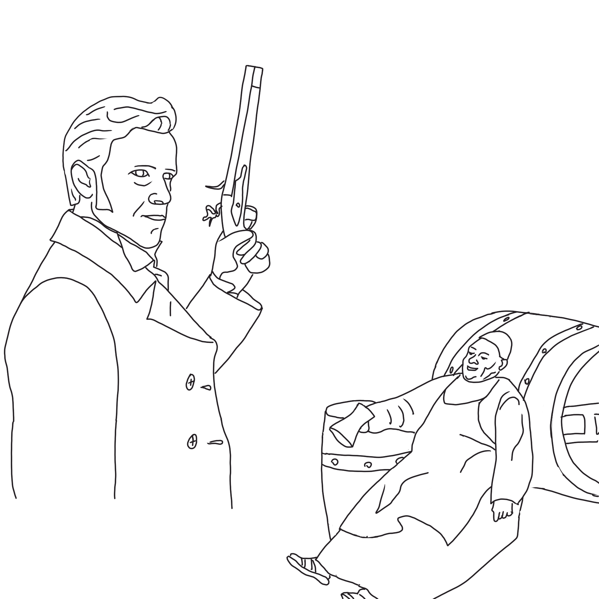 Пьяный монах | Пикабу