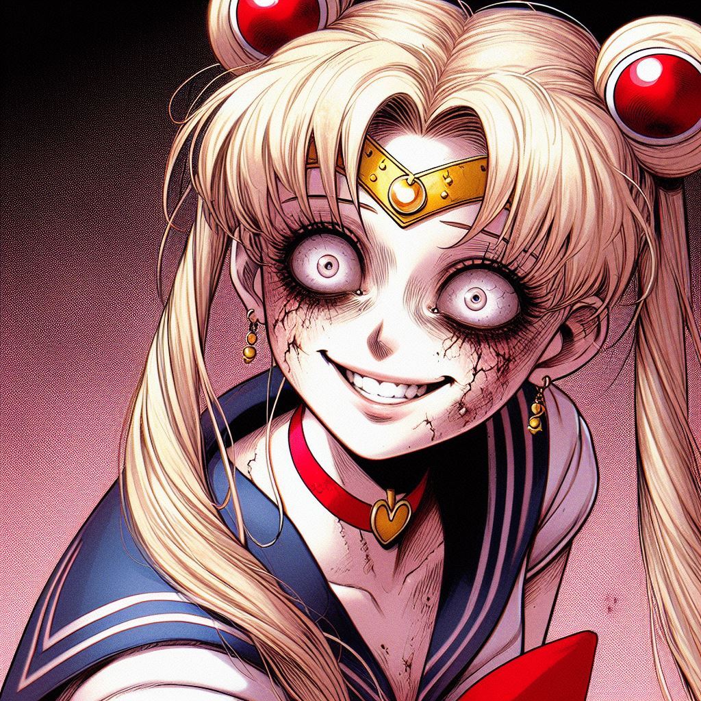 Sailor moon redraw horror | Пикабу