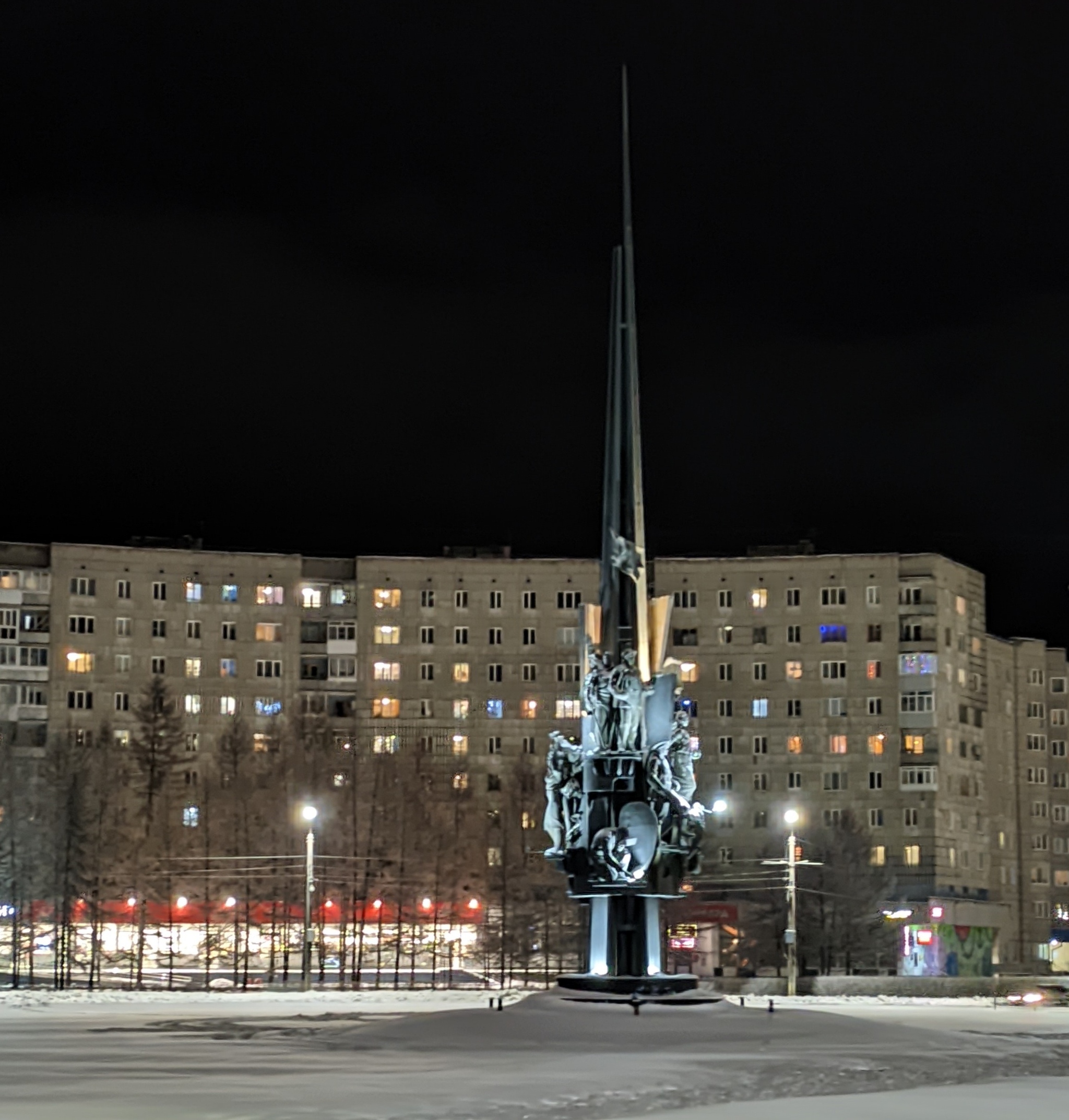 Северодвинск: новогодний дзен и панельки у моря | Пикабу