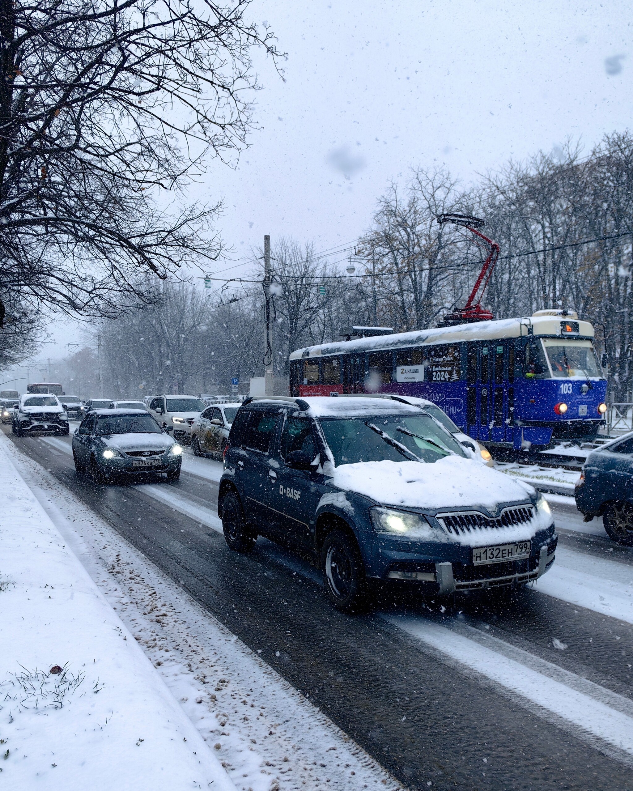 С первым снегом в этом году | Пикабу