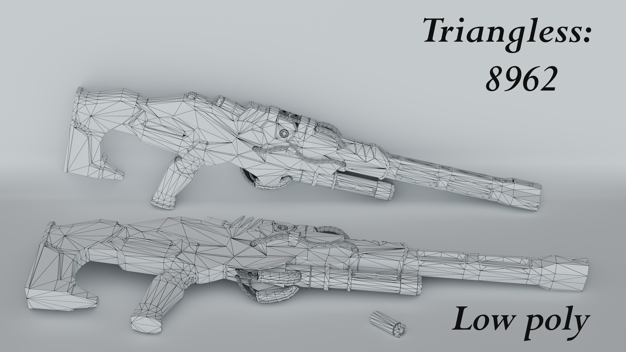 Laser Rifle 3D | Пикабу