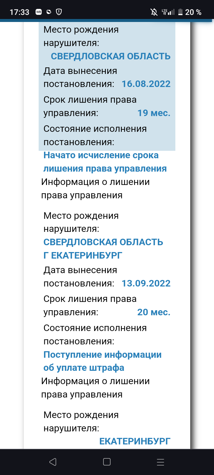 Здравствуйте, подскажите пожалуйста на сколько меня лишили прав? В кратце  три раза нарушил за пару месяцев оплатил три штрафа по 30т.р | Пикабу