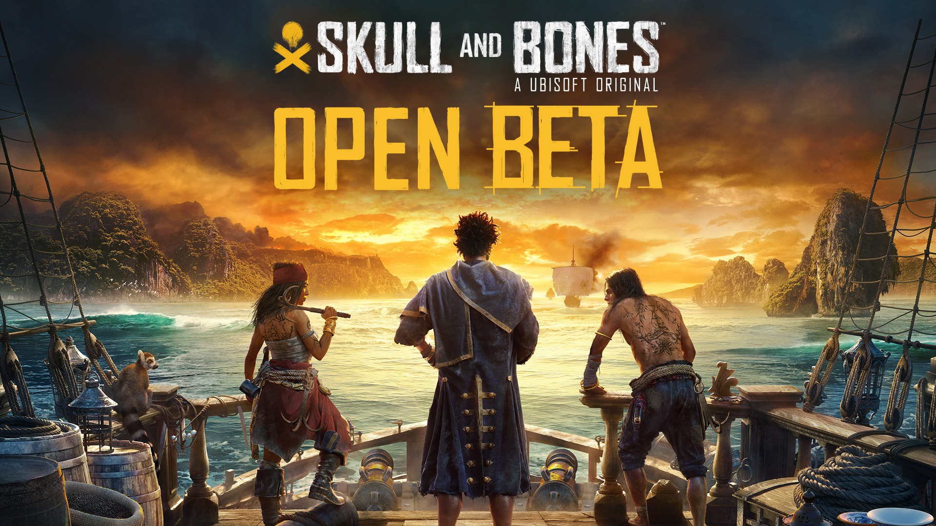 Открытое бета тестирование долгожданного Skull and Bones open beta с 8-11  февраля * недоступно в РФ | Пикабу