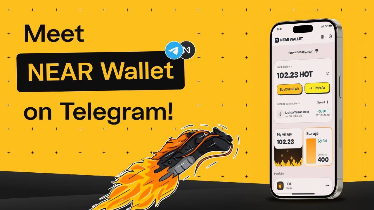 1 февраля представили Telegram-кошелек NEAR Wallet | Пикабу