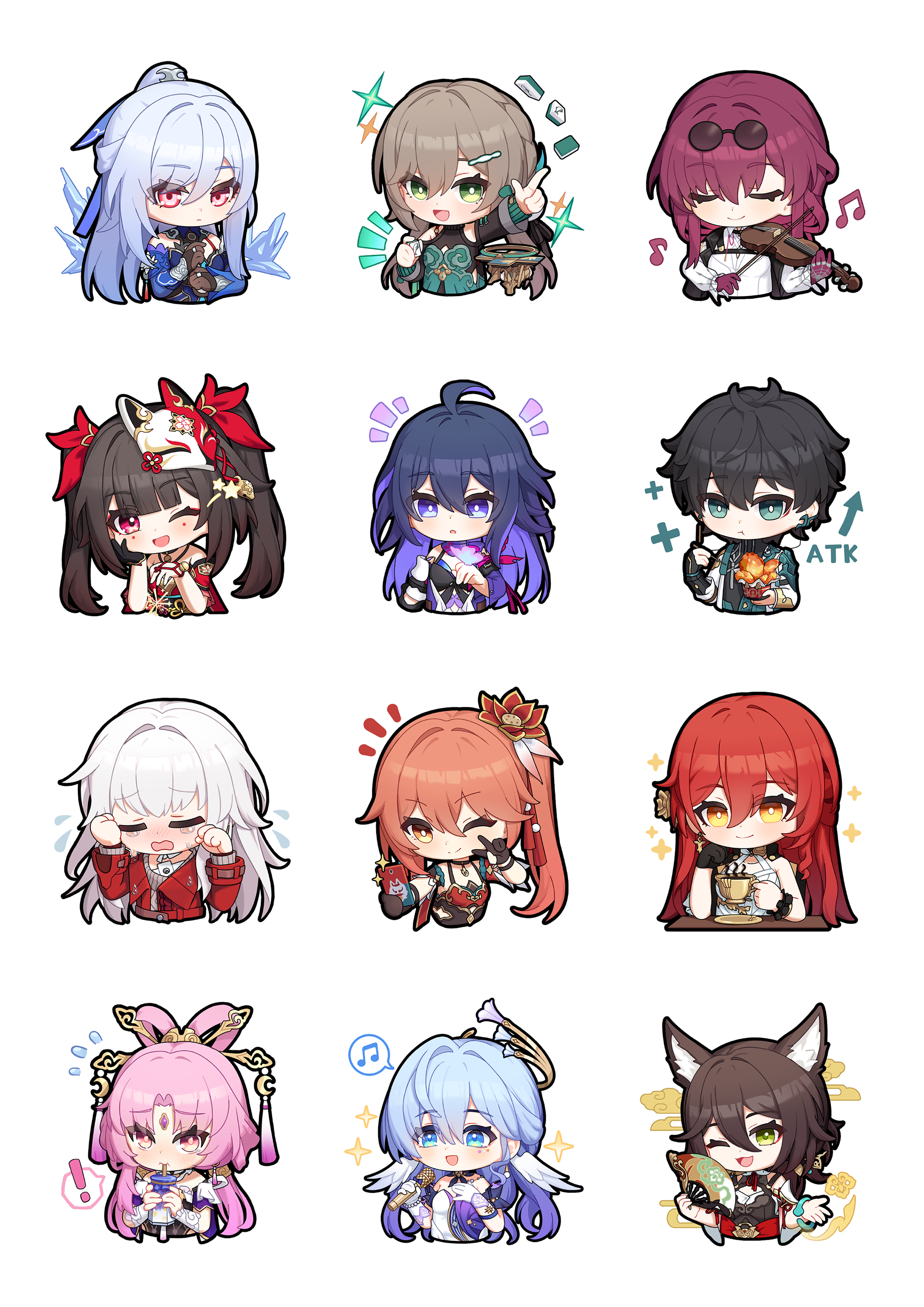 Honkai: Star Rail Stickers | Пикабу