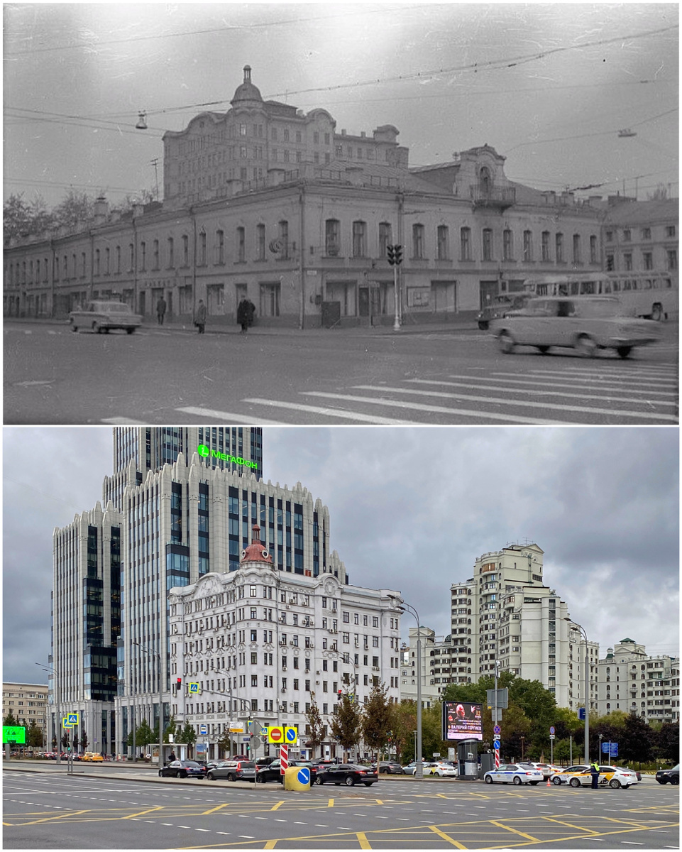 Москва на сравнительных фото, сделанных с тех же точек спустя годы -  удивительная разница! | Пикабу