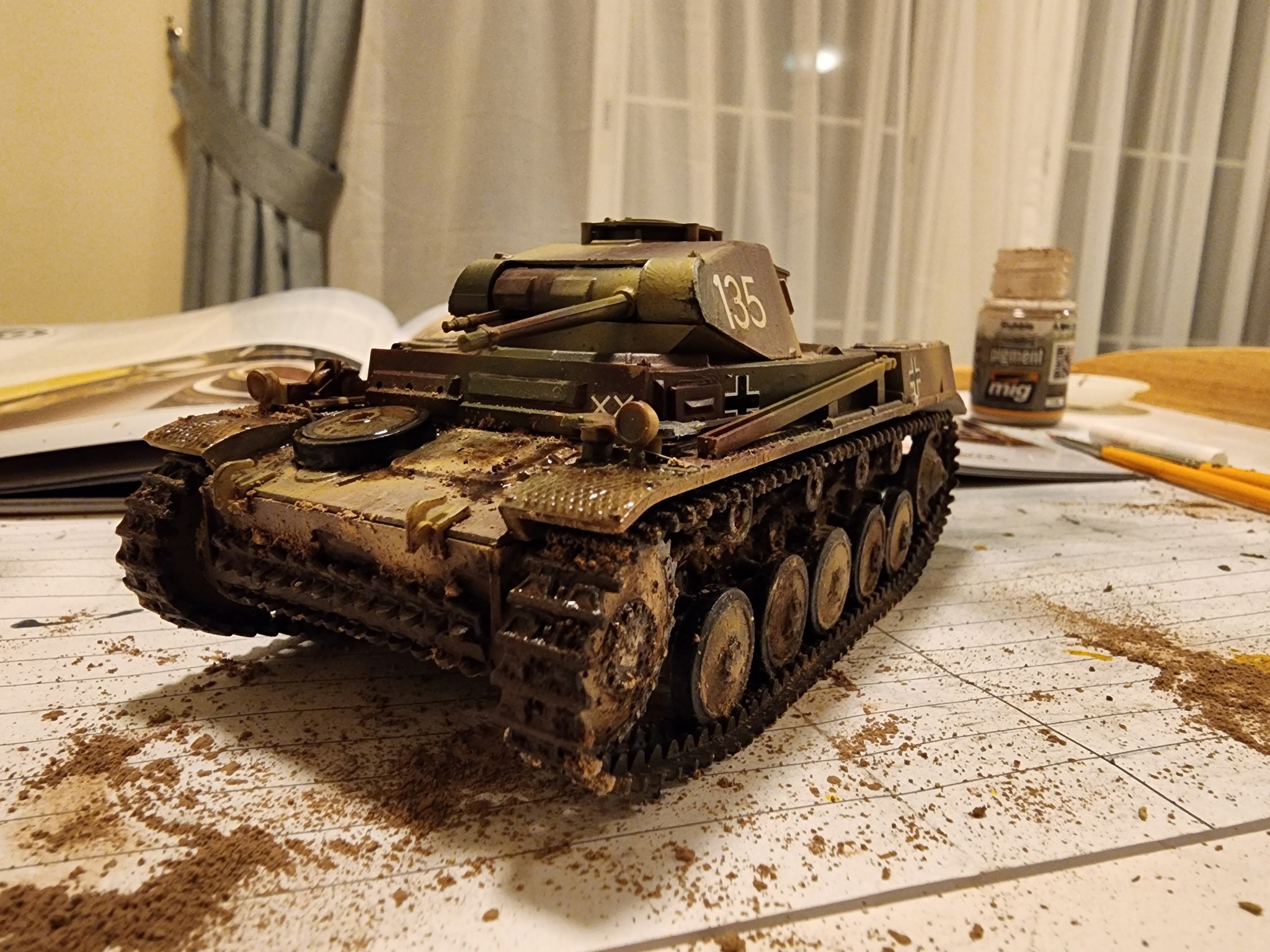 Модель Panzer Kampfwagen II Ausf. F | Пикабу