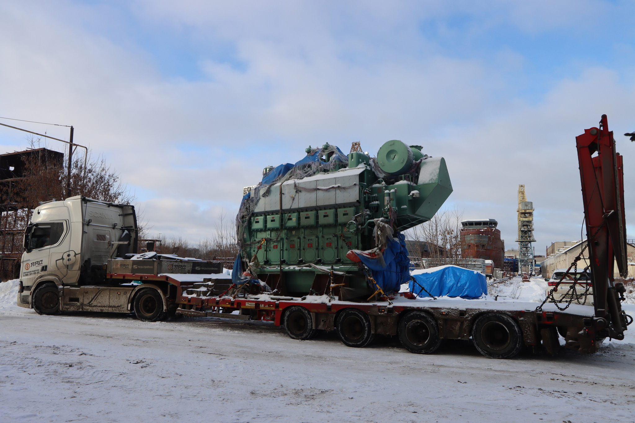 Нижегородчане установили главный двигатель в пятый спасатель проекта MPSV12  | Пикабу