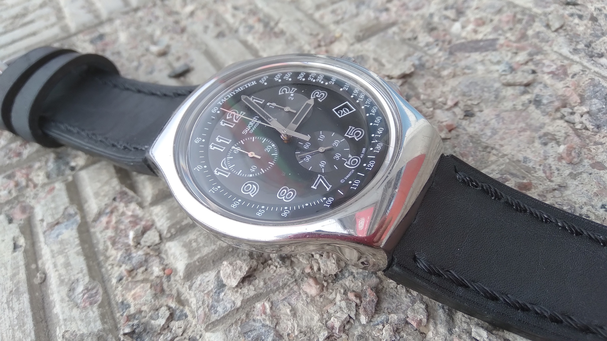 Ремешок для часов Swatch Irony. Чёрный ремешок для часов | Пикабу