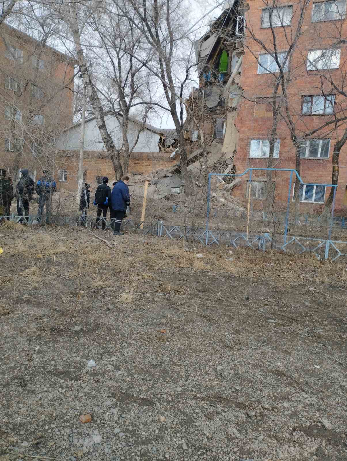 Обрушение части общежития в г. Черногорск, Хакасия | Пикабу