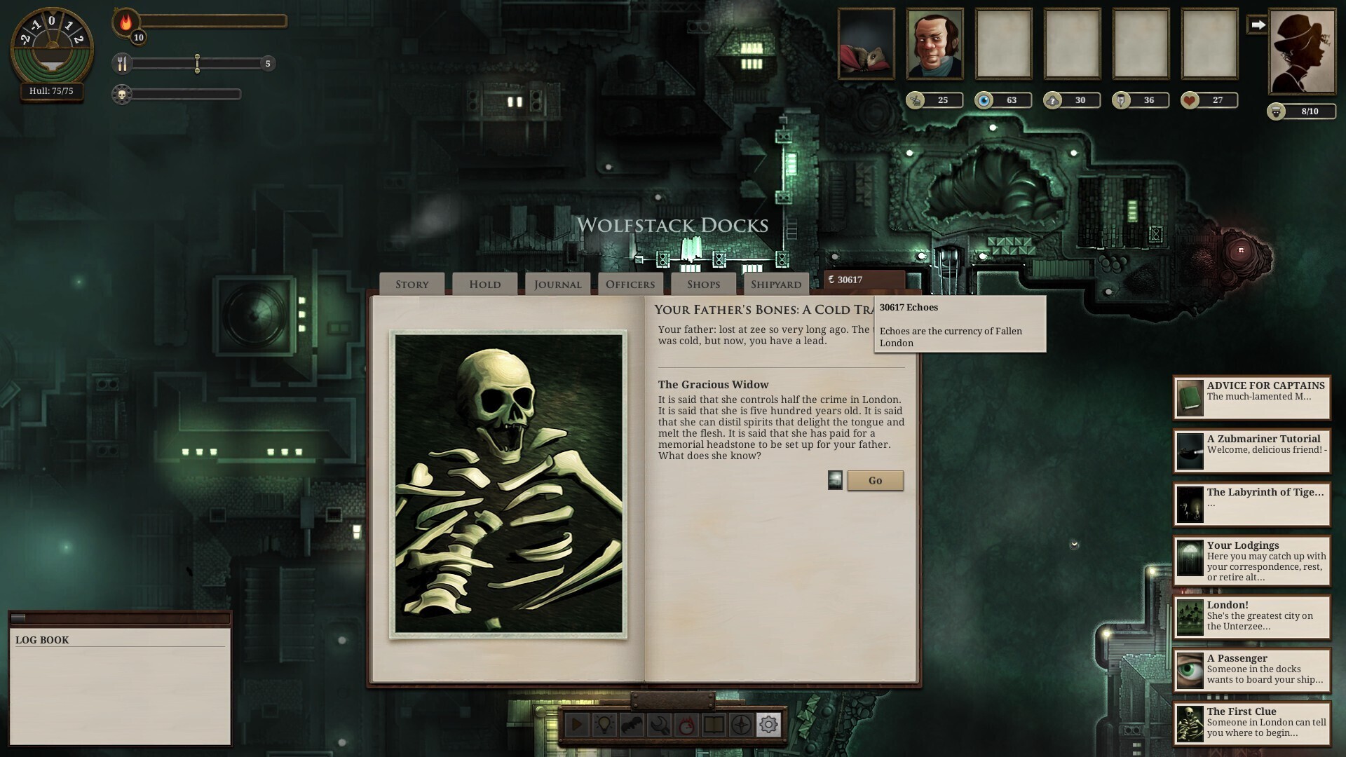 Серия постов «Sunless Sea (советы и не только)»