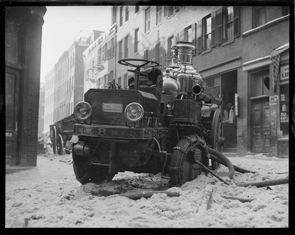 Пожарные машины Бостона. США, 1920-е годы | Пикабу