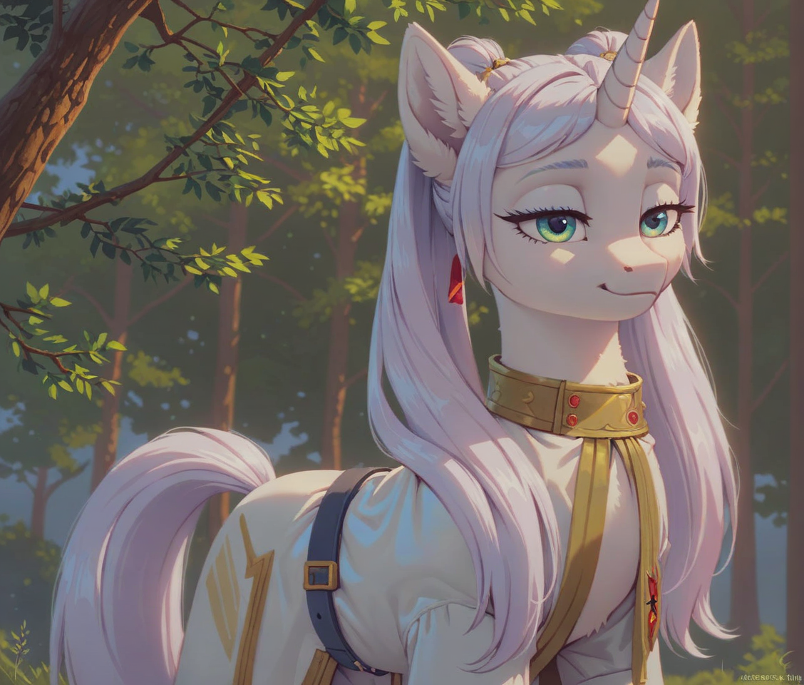 Frieren, ponified, in the forest | Пикабу