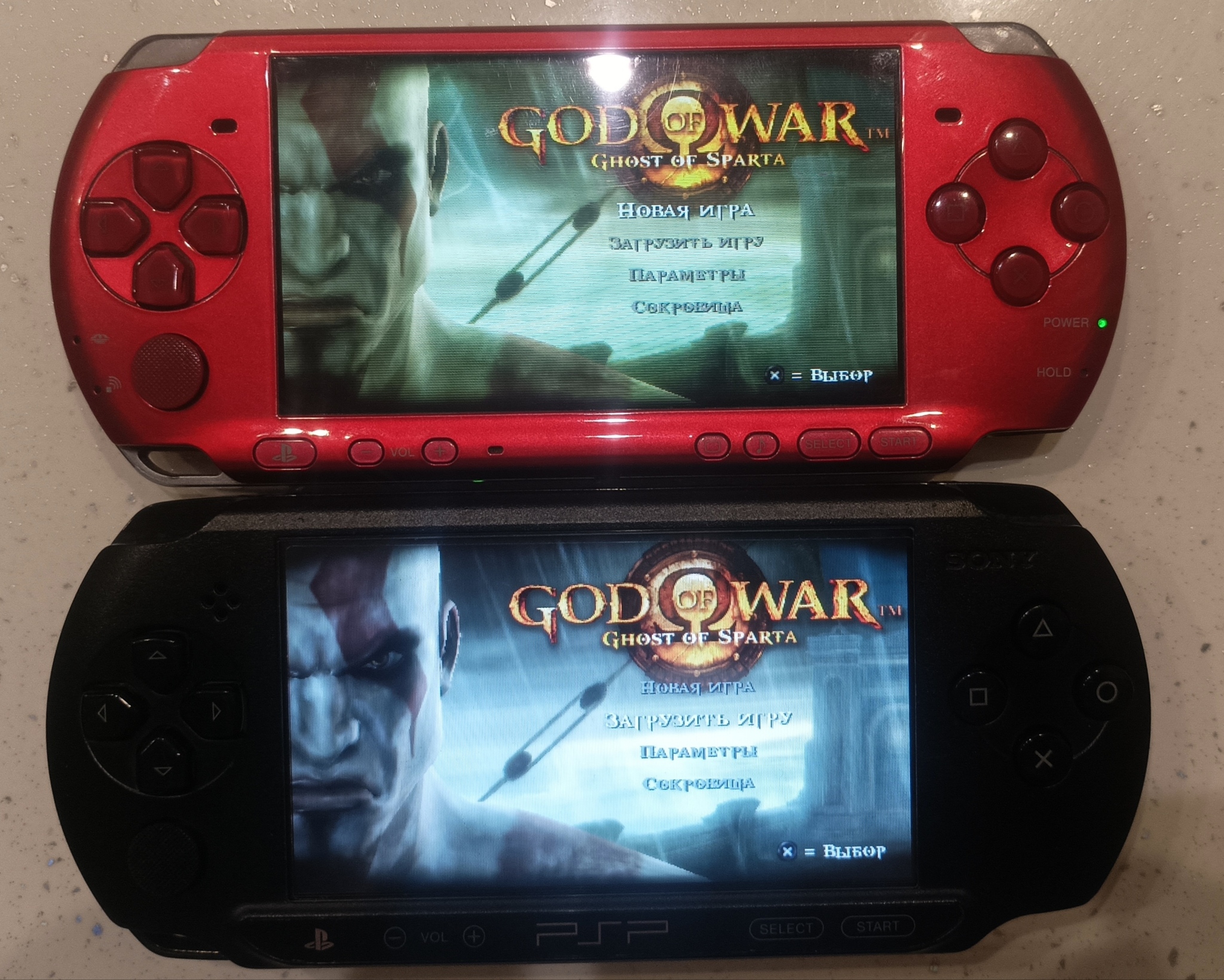 Различие экранов PSP 3000 и PSP е1000 | Пикабу