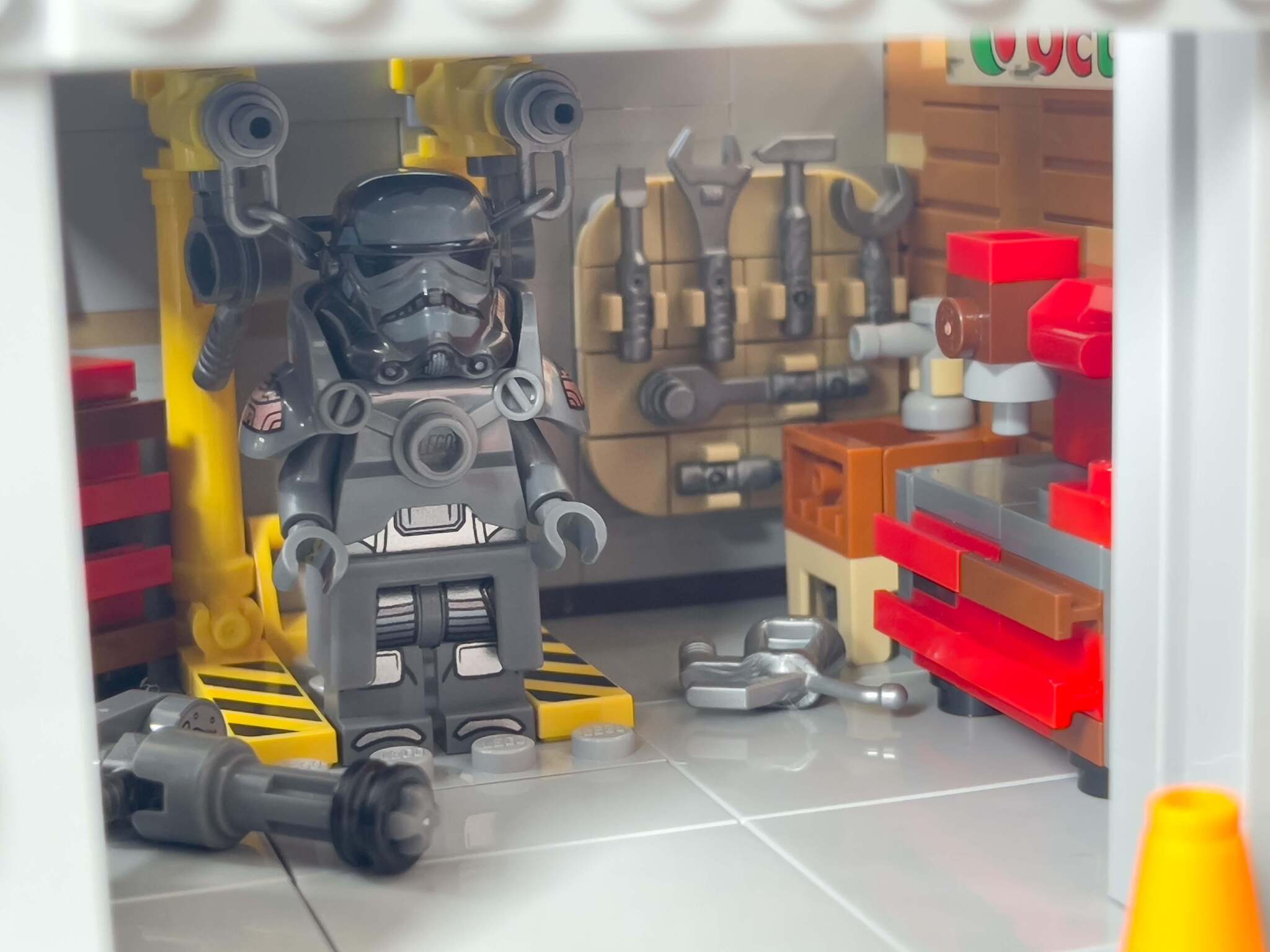 Lego стоянка грузовиков Red Rocket из Fallout | Пикабу