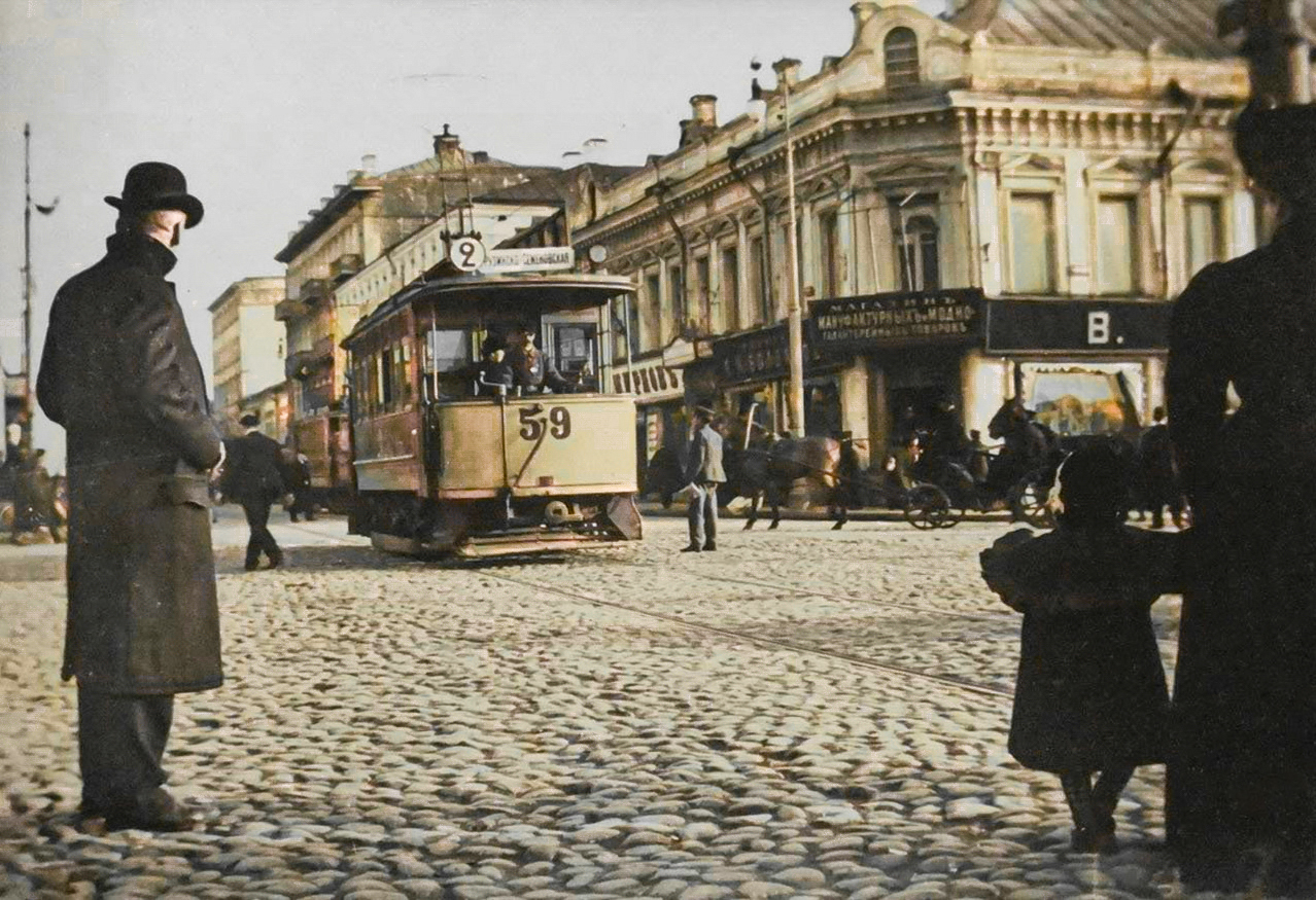 Цветные снимки дореволюционной Москвы. Жизнь и виды города в начале ХХ  века. Часть II | Пикабу