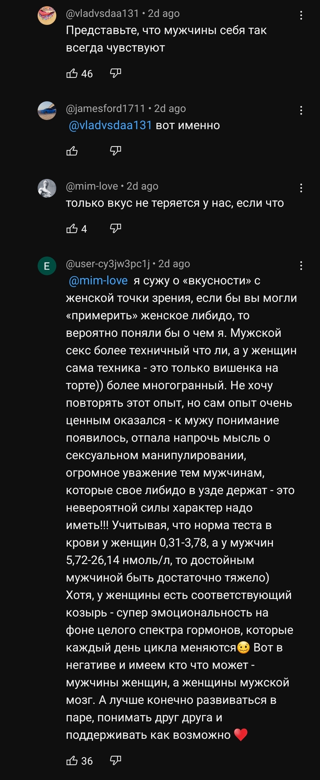 Как зависит либидо у женщин от уровня тестостерона | Пикабу