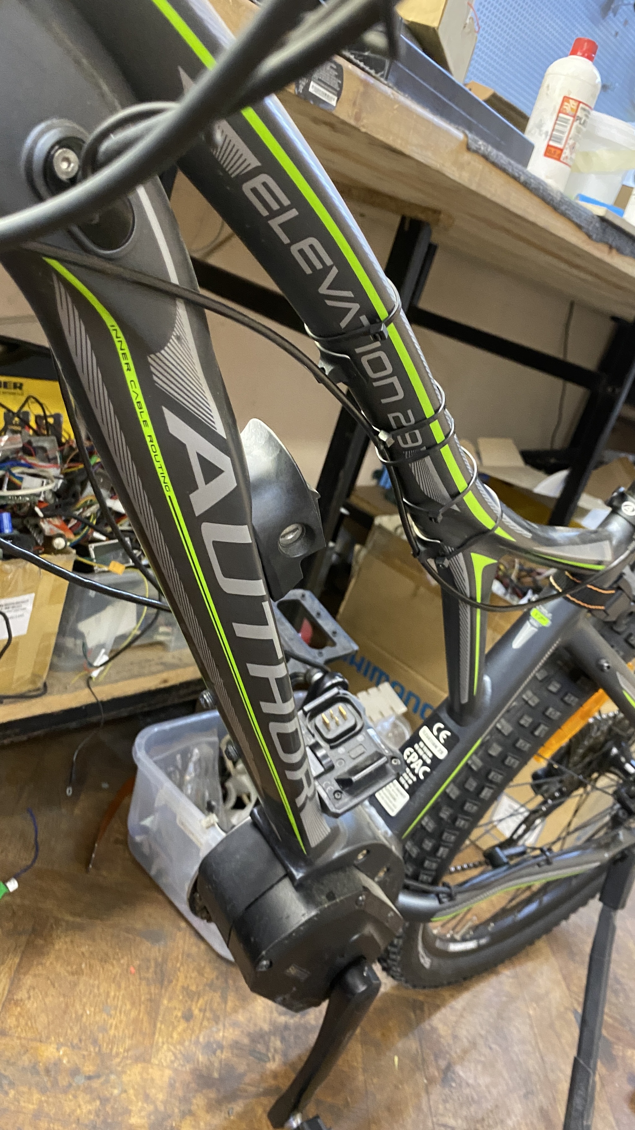 Электро велосипед Author Shimano запуск аккумулятора | Пикабу